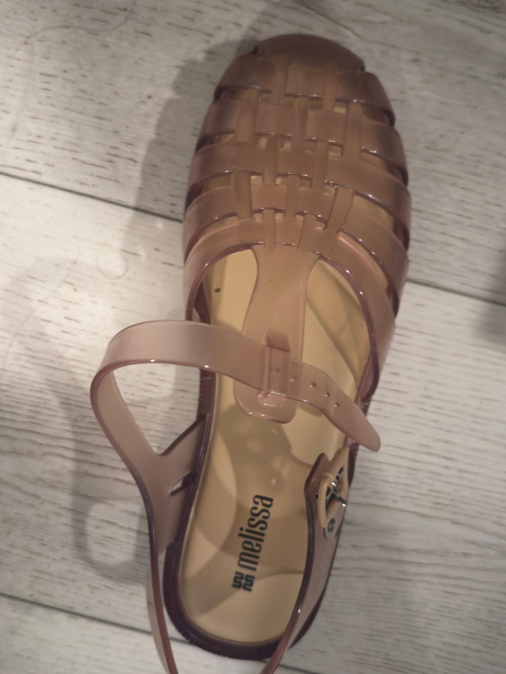 Melissa Possession Tan Jelly Fisherman Sandals